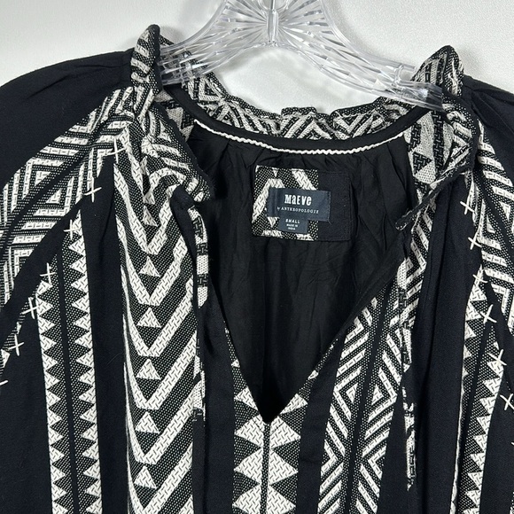 Anthropologie Maeve Dominique embroidered tunic dress size small. - Picture 2 of 12